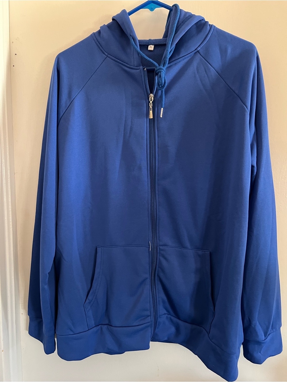 Women’s XL Blue Full-Zip Hoodie Jacket